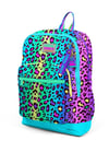 CORAL HİGH KİDS RENKLİ LEOPAR DESENLİ 650 ml ÇELİK TERMOSLU  4'LÜ OKUL ÇANTA SETİ 