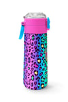 CORAL HİGH KİDS RENKLİ LEOPAR DESENLİ 500 ml ÇELİK TERMOSLU  4'LÜ OKUL ÇANTA SETİ 