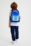 Coral High Kids Saks Mavi Astronot Desenli Dört Bölmeli Okul Sırt Çantası 23724