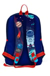 Coral High Kids Saks Mavi Astronot Desenli Dört Bölmeli Okul Sırt Çantası 23724