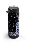 CORAL HİGH KİDS SİYAH AYICIK DESENLİ 650 ml ÇELİK TERMOSLU 4'LÜ OKUL ÇANTA SETİ 