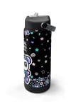 CORAL HİGH KİDS SİYAH AYICIK DESENLİ 650 ml ÇELİK TERMOSLU 4'LÜ OKUL ÇANTA SETİ 