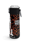 Coral High Kids Siyah Basketbol Desenli Pipetli ve Direkt İçim Çelik Termos 500 ml 31852