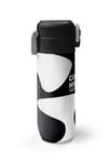 Coral High Kids Siyah Beyaz Desenli Pipetli ve Direkt İçim Çelik Termos 500 ml 31887