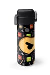 CORAL HİGH KİDS SİYAH NİNJA DESENLİ 500 ml ÇELİK TERMOSLU  4'LÜ OKUL ÇANTA SETİ