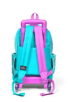 CORAL HİGH KİDS TURKUAZ PEMBE ÇİZGİLİ 500 ml ÇELİK TERMOSLU 4'LÜ OKUL ÇANTA SETİ 