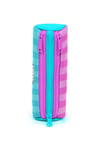CORAL HİGH KİDS TURKUAZ PEMBE ÇİZGİLİ 500 ml ÇELİK TERMOSLU 4'LÜ OKUL ÇANTA SETİ 