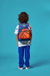 Coral High Kids Turuncu Lacivert Basketbol Desenli Okul Sırt Çantası 23766