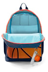 Coral High Kids Turuncu Lacivert Basketbol Desenli Okul Sırt Çantası 23766