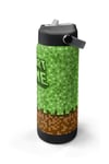 CORAL HİGH KİDS YEŞİL KAHVERENGİ HİGH CRAFT DESENLİ  650 ml TERMOSLU 3'LÜ ÇEKÇEKLİ OKUL ÇANTA SETİ