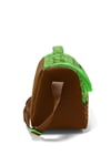 CORAL HİGH KİDS YEŞİL KAHVERENGİ HİGH CRAFT DESENLİ  650 ml TERMOSLU 3'LÜ ÇEKÇEKLİ OKUL ÇANTA SETİ