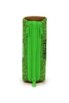 CORAL HİGH KİDS YEŞİL KAHVERENGİ HİGH CRAFT DESENLİ  650 ml TERMOSLU 3'LÜ ÇEKÇEKLİ OKUL ÇANTA SETİ