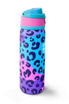 CORAL HİGH MOR LEOPAR DESENLİ ÇELİK TERMOSLU 4'LÜ OKUL ÇANTA SETİ SET