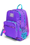 CORAL HİGH MOR LEOPAR DESENLİ ÇELİK TERMOSLU 4'LÜ OKUL ÇANTA SETİ SET