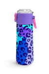 CORAL HİGH MOR LEOPAR DESENLİ ÇELİK TERMOSLU 4'LÜ OKUL ÇANTA SETİ SET