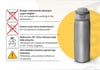Coral High Mor Leopar Desenli Pipetli ve Direkt İçim Çelik Termos 800 ml 38521