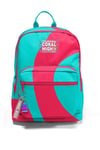 CORAL HİGH NEON MERCAN TURKUAZ DESENLİ 500 ml ÇELİK TERMOSLU 4'LÜ OKUL ÇANTA SETİ 