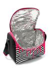 Coral High Pembe Siyah Beyaz Desenli 3'lü Okul Çanta Seti SET0123678