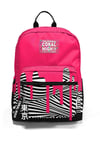 Coral High Pembe Siyah Beyaz Desenli 3'lü Okul Çanta Seti SET0123678
