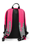 Coral High Pembe Siyah Beyaz Desenli 3'lü Okul Çanta Seti SET0123678