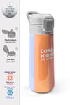 CORAL HİGH RENKLİ ÇİZGİLİ 500 ml ÇELİK TERMOSLU 4'LÜ OKUL ÇANTA SETİ 