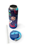 Coral High Saks Lacivert Astronot Desenli Katlanır Ağızlıklı Çelik Termos 650 ml 38385