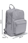 Coral High Siyah Beyaz Desenli 3'lü Okul Çanta Seti SET0123687