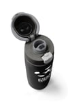 CORAL HİGH SİYAH FUTBOL DESENLİ 800 ml ÇELİK TERMOSLU 4'LÜ OKUL ÇANTA SETİ