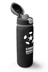 CORAL HİGH SİYAH FUTBOL DESENLİ 800 ml ÇELİK TERMOSLU 4'LÜ OKUL ÇANTA SETİ