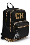 CORAL HİGH SİYAH LEOPAR CH HARF DESENLİ 3'LÜ OKUL ÇANTA SETİ 