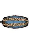 CORAL HİGH SİYAH LEOPAR CH HARF DESENLİ 3'LÜ OKUL ÇANTA SETİ 