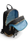CORAL HİGH SİYAH LEOPAR CH HARF DESENLİ 3'LÜ OKUL ÇANTA SETİ 