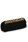 CORAL HİGH SİYAH LEOPAR CH HARF DESENLİ 3'LÜ OKUL ÇANTA SETİ 