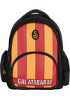 Galatasaray Lisanslı Çubuklu Forma Temalı Çelik Termoslu Ilkokul Çanta Seti – Beş Parçalı Set(6098)