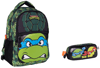 Ninja Turtles Wiggle Okul Çantası 2629 ve Kalem Çantası 2631- İki Parçalı Set