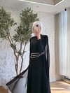 Chic Çift Pelerin Elbise