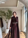 Chic Çift Pelerin Elbise