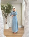 Denim Kemer Detaylı Elbise