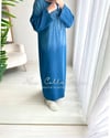 Su Yıkamalı Denim Elbise