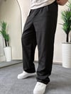 Baggy Kumaş Pantolon Siyah
