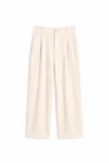 Erkek Baggy Fit Kumaş Pantolon Bej