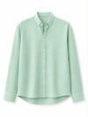 Erkek Oversize Basic Rahat Gömlek Mint