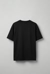 Erkek Oversize Premium Kumaş Basic T-Shirt Siyah