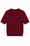 Erkek Regular Fit T-Shirt Bordo