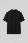 Siyah Hakim Yaka T-Shirt
