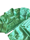 Yeşil İpek Pijama Takımı