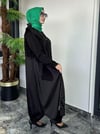 Bambu Kumaş Bebe Yaka İnci Çakmalı Tunik Kap 