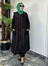 Bambu Kumaş Bebe Yaka İnci Çakmalı Tunik Kap 