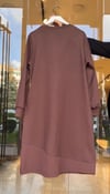 Bambu Kumaş Fermuar Detaylı Tunik -Kahve