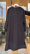 Bambu Kumaş Fermuar Detaylı Tunik -Siyah